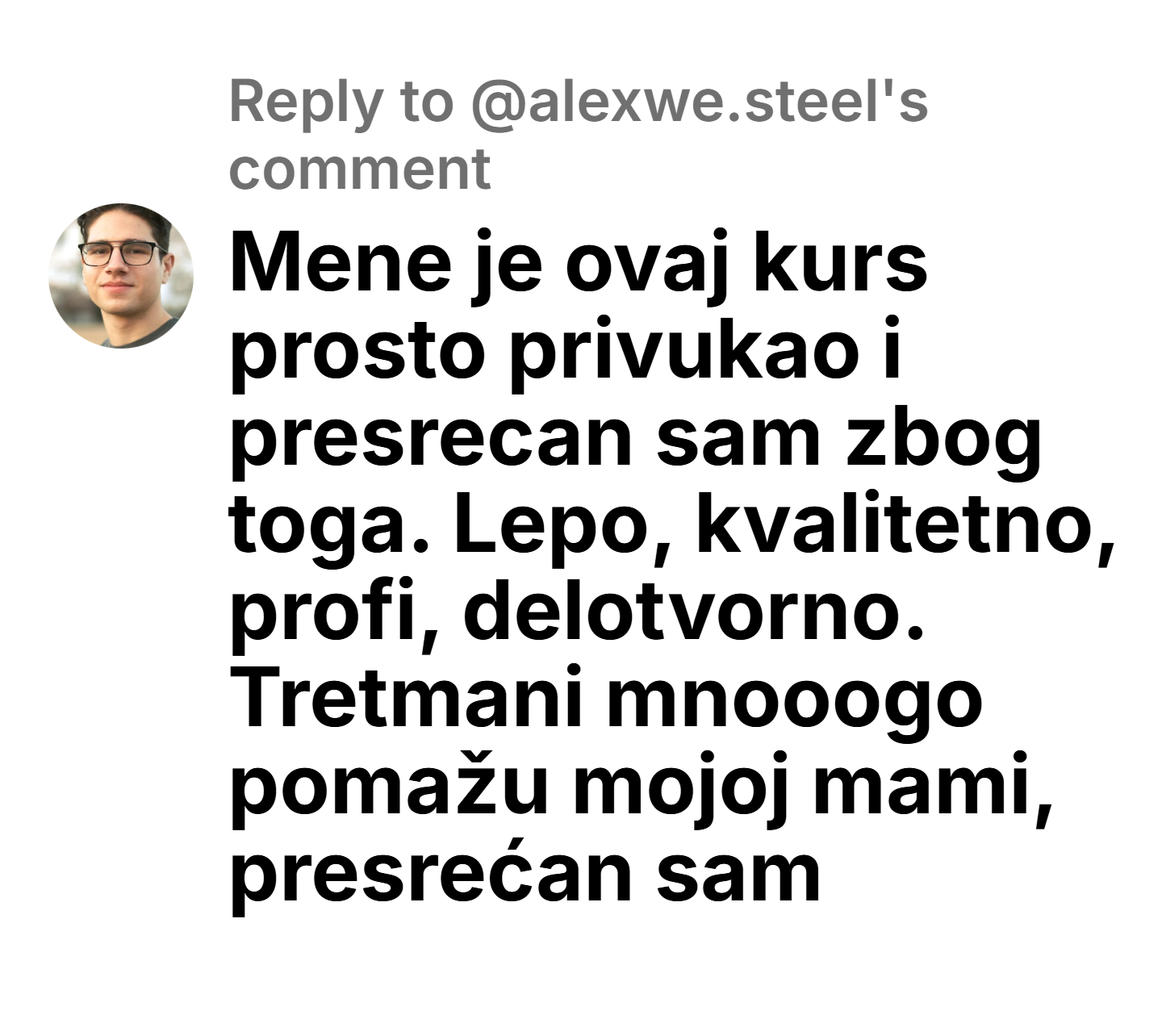 Komentar polaznika 11